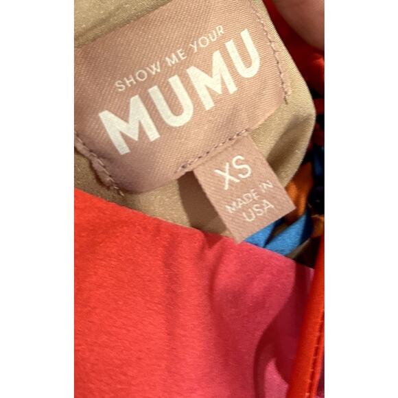 Show Me Your Mumu Dani Mini Dress Sunset Ombre XS - Picture 6 of 8